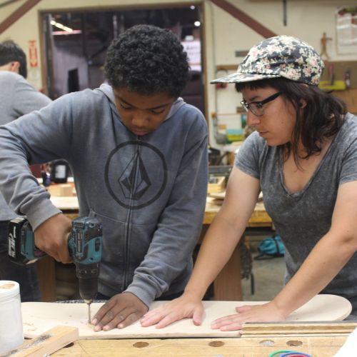 Youth Skateboard Building