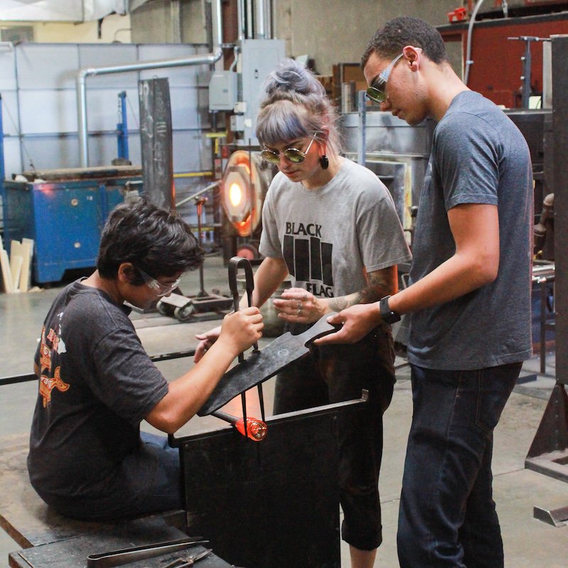 youth glass blowing