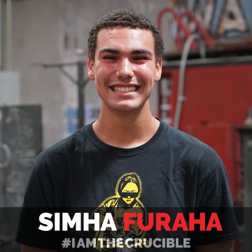 Simha Furaha I am the crucible