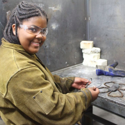 youth intro to welded sculpture
