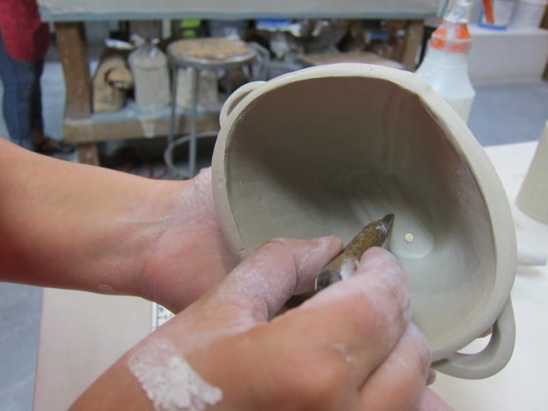 hand-build a ceramics pour over the crucible oakland