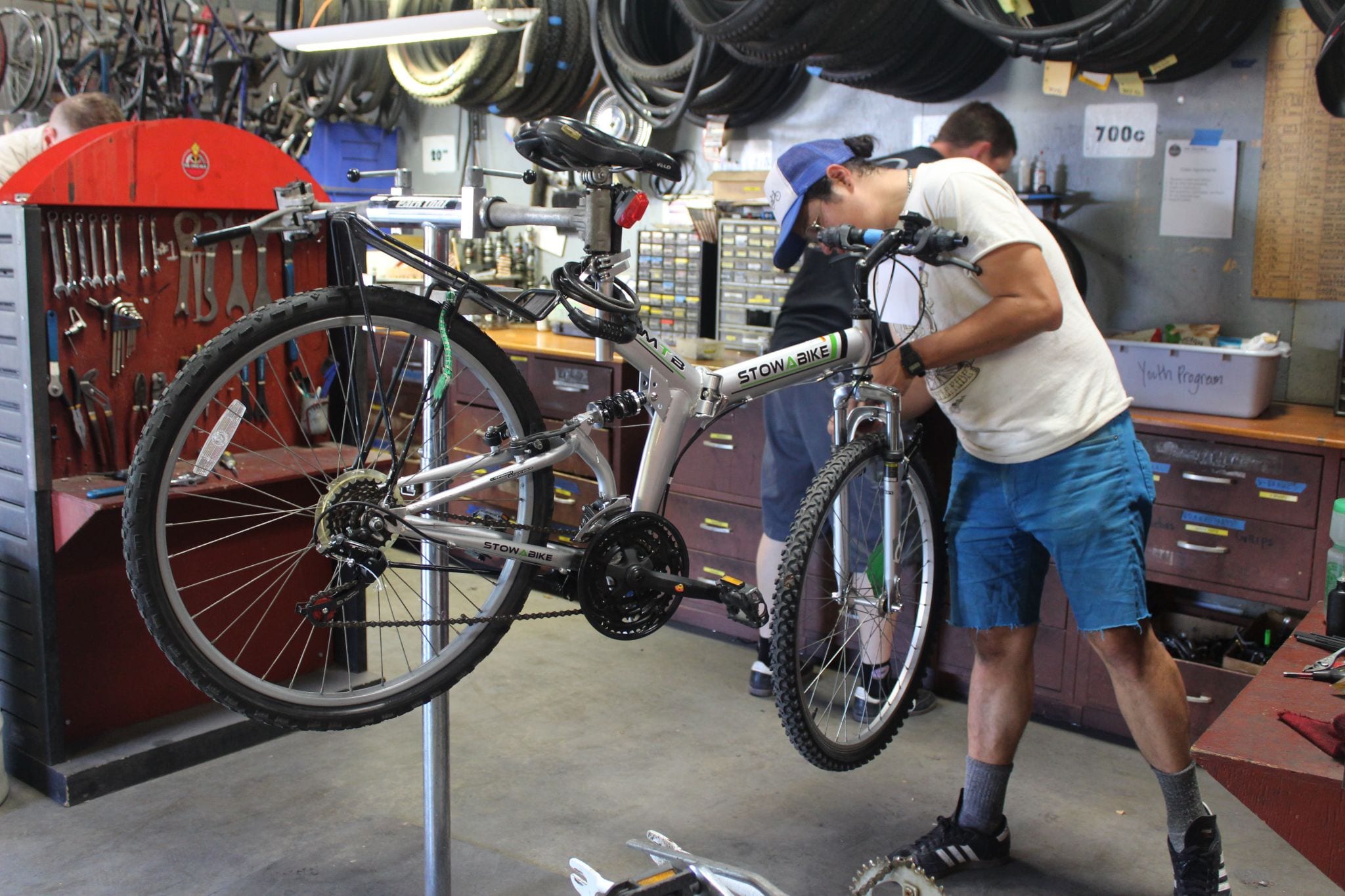bike fix-a-thon volunteer