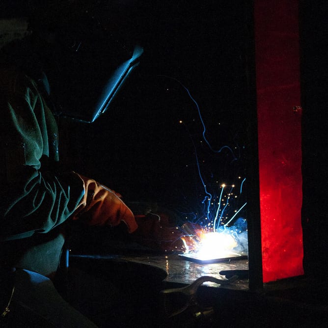 friday flame mig welding